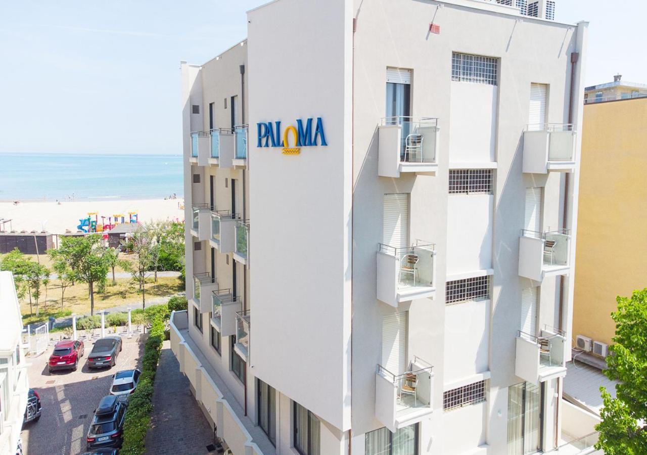 Hotel Paloma Beach Front Chiringuitos Time リミニ エクステリア 写真