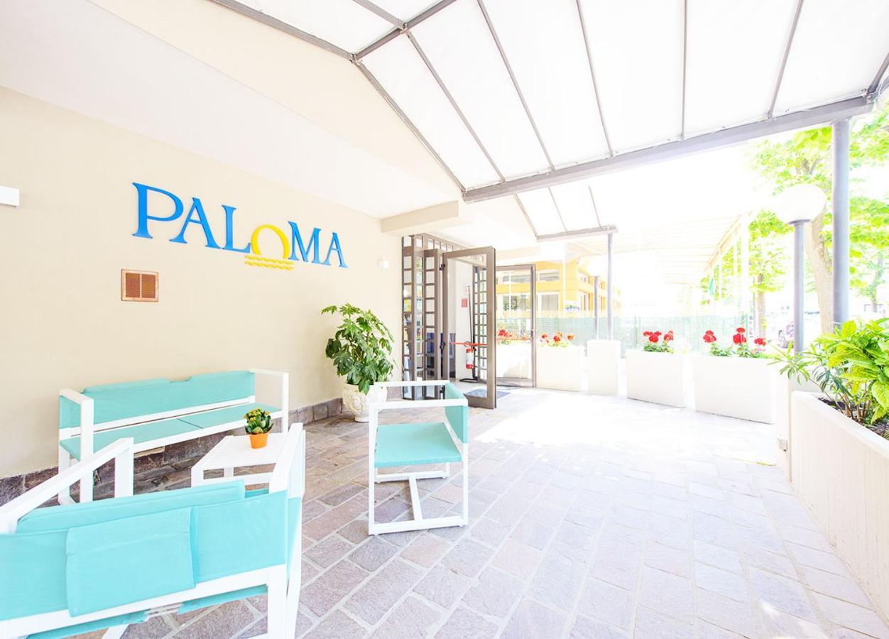 Hotel Paloma Beach Front Chiringuitos Time リミニ エクステリア 写真
